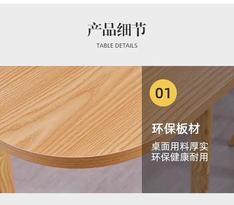 Simple square negotiation table and chair combination store, shop