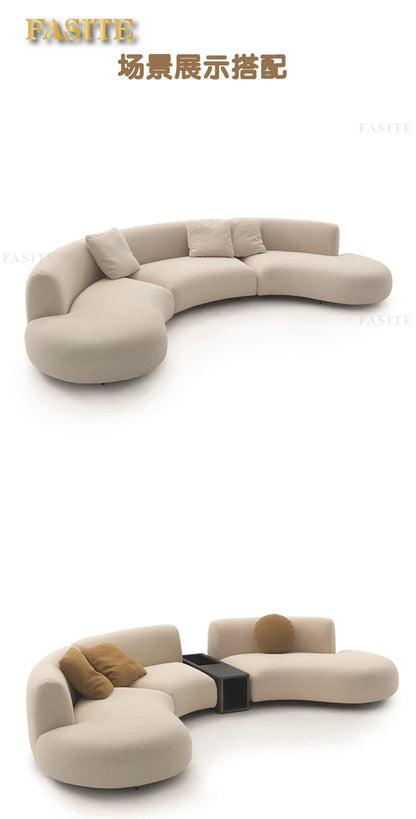 Reception Living Room Sofas White Curve Unique Designer Living Room Sofa Lazy Ergonomic Canape Salon Furniture