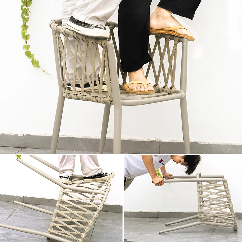 Factory Wholesale Good Quality Modern Wpc Patio Table And Chairs Set Talking Dining Furniture