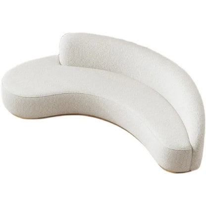 Modern Comfortable Velvet Fabric Couches for Home Luxury Commercial Sofas Set Furniture Couch Living Room Curved 3 Seater Sofa