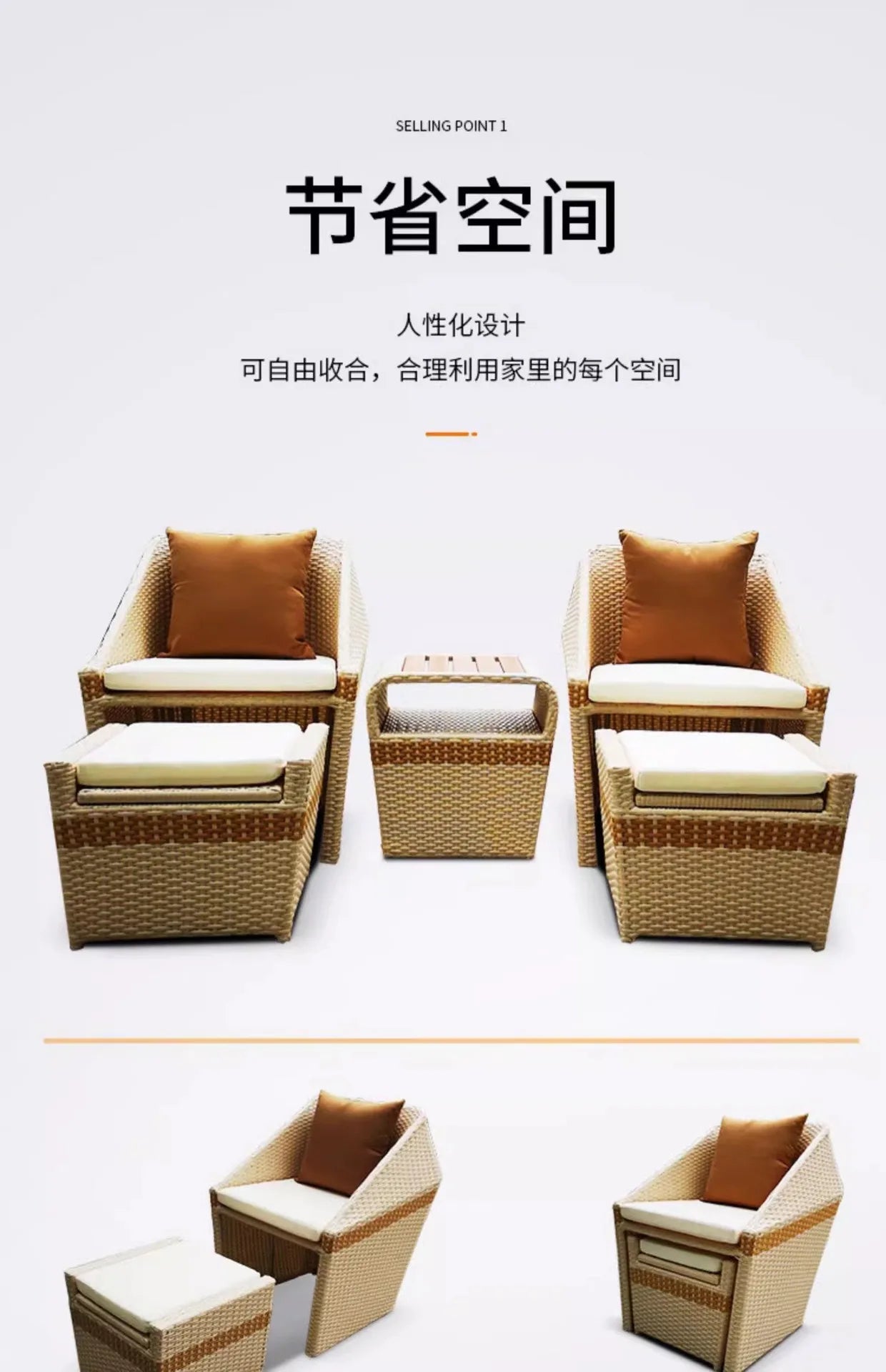 Minimalist Design Outdoor Sofas Luxury Accent Personality Nordic Garden Sofas Creative Hotel Furniture Arredo Giardino Lshysf