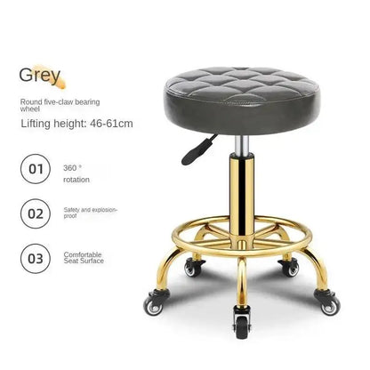 Salon Metal Modern Salon Rotating Office Creative Chairs Barber Luxury Chair Beauty Movable Backrest for Chair for Hair Salon