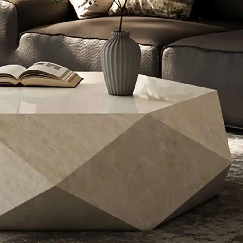 Coffee table small apartment rock slab designer atmospheric Italian living room high-end creative coffee table