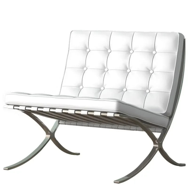 Barcelona Single Sofa Designer Lazy Sofa High-end Italian Living Room Sofa Chair Nordic Light Luxury Leisure Chair