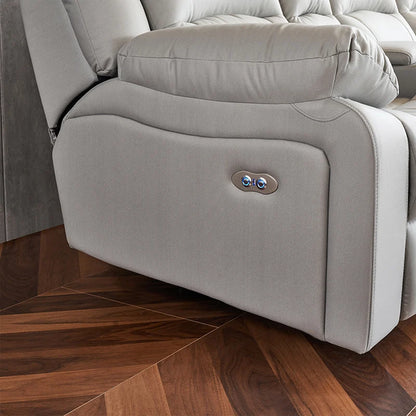 Leather sofa home theater electric sofa combination private audio and video room sofa recliner