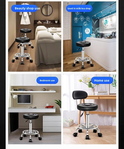New Bar Chair Laboratory Special Beauty Nail Stool Lifting High Stool Work Stool