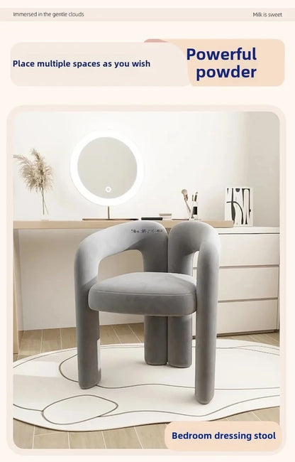 Richome Stool Dressing Chair Makeup Simplicity Modern Bedroom Home Use Light Luxury Dressing Table Simplicity Living Room Sofas