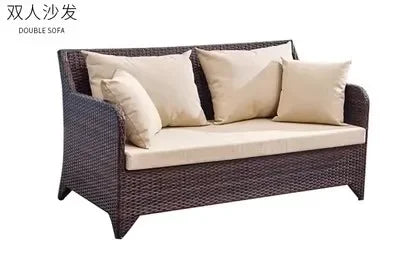 Balcony outdoor combination Living room courtyard hand-woven rattan sofa Rattan chair simple leisure furniture Economically