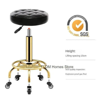 Salon Metal Modern Salon Rotating Office Creative Chairs Barber Luxury Chair Beauty Movable Backrest for Chair for Hair Salon
