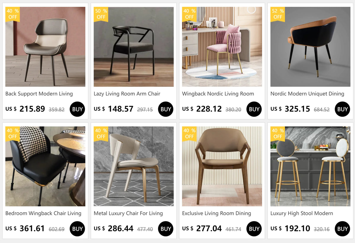 Leisure Complete Cushion Chair Living Room Leather Unique Lazy Makeup Chair Reading Design Throne Woonkamer Stoelen Decor