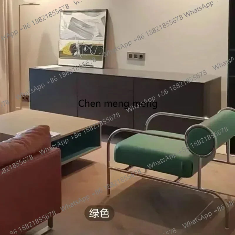 Designer Chair Gaming Living Room Chairs Arm Sofa PU Leather Modern Lazy Chair Designer Unique Fauteuil Salon Single Sofa