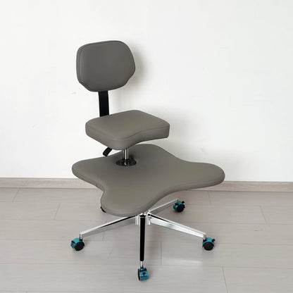 Cross Legged Chair - Meditation Chair With Wheels  ADHD Chair Height Adjustable Seat  Adjustable Footstool