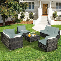 Outdoor Tropical Print Sofa Cushion Covers - Non-Slip Furniture Protectors, Replacement for Individual Seat Cushions