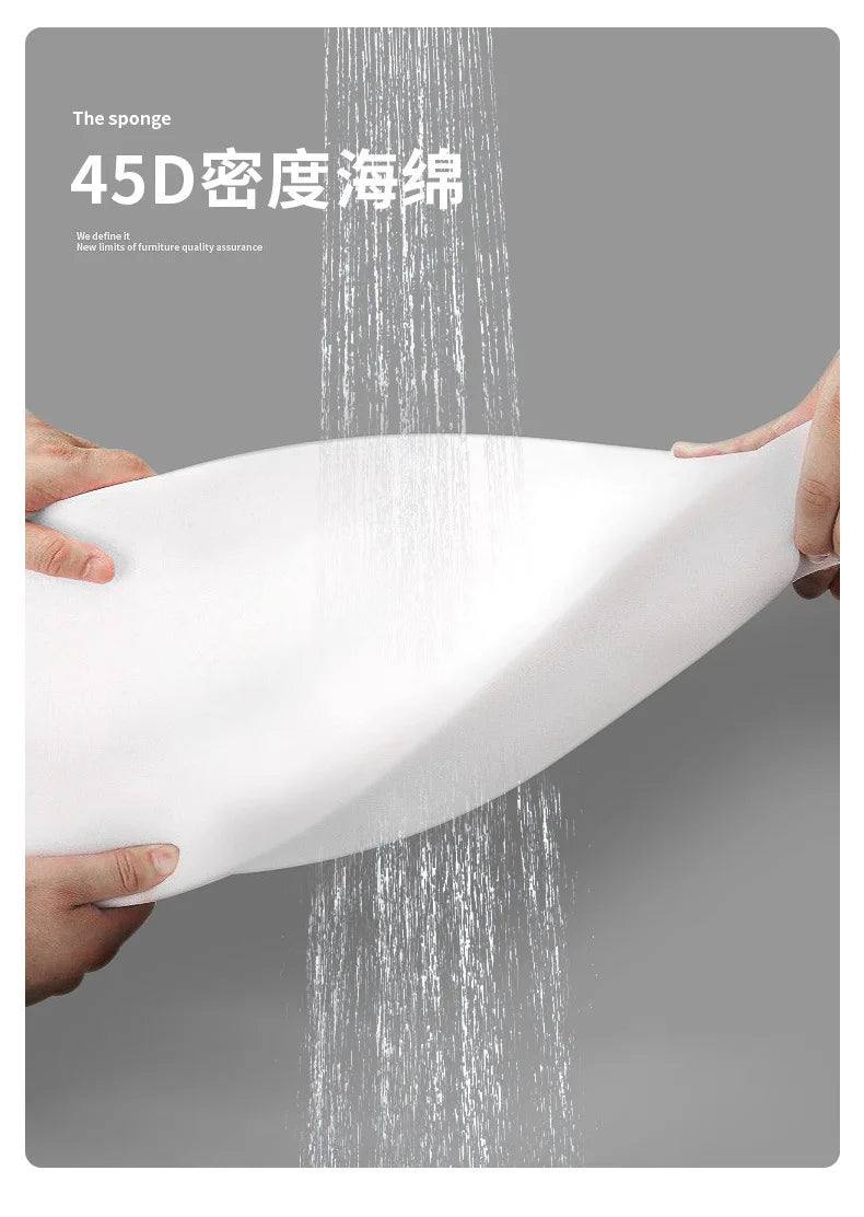 Outdoor sofa teak rattan furniture outdoor courtyard balcony garden waterproof sun protection circular arc solid wood sofa