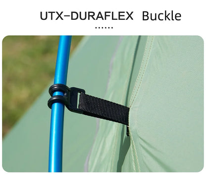 2 Person Ultralight Backpacking Tent 1.69kg 5000mm Waterproof 10D Nylon Triple Cross Pole Tent for Camping Hiking Trekking