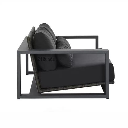 Aluminum alloy outdoor sofa open-air balcony villa courtyard coffee table combination furniture