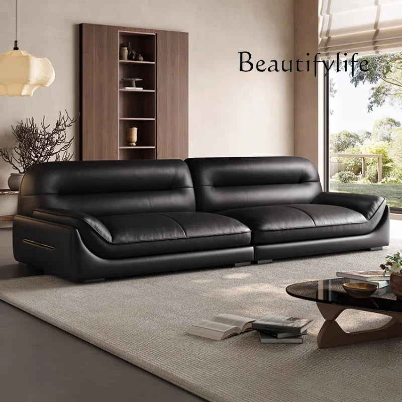 zL MM Lounge Leather Filler Sofa Living Room Luxury Italian Nordic Lazy Couch Recliner Mini 3 Seater Divani Da Soggiorno Furnitu