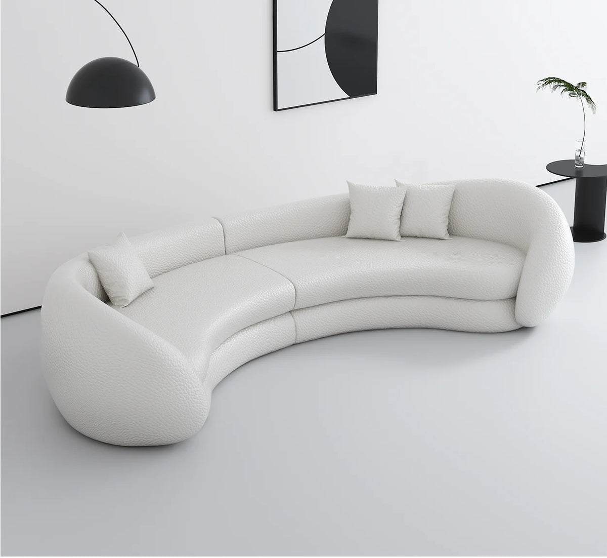 JJJJMinimalist Curved Sofa Sitting Area Reception Creative Sofa