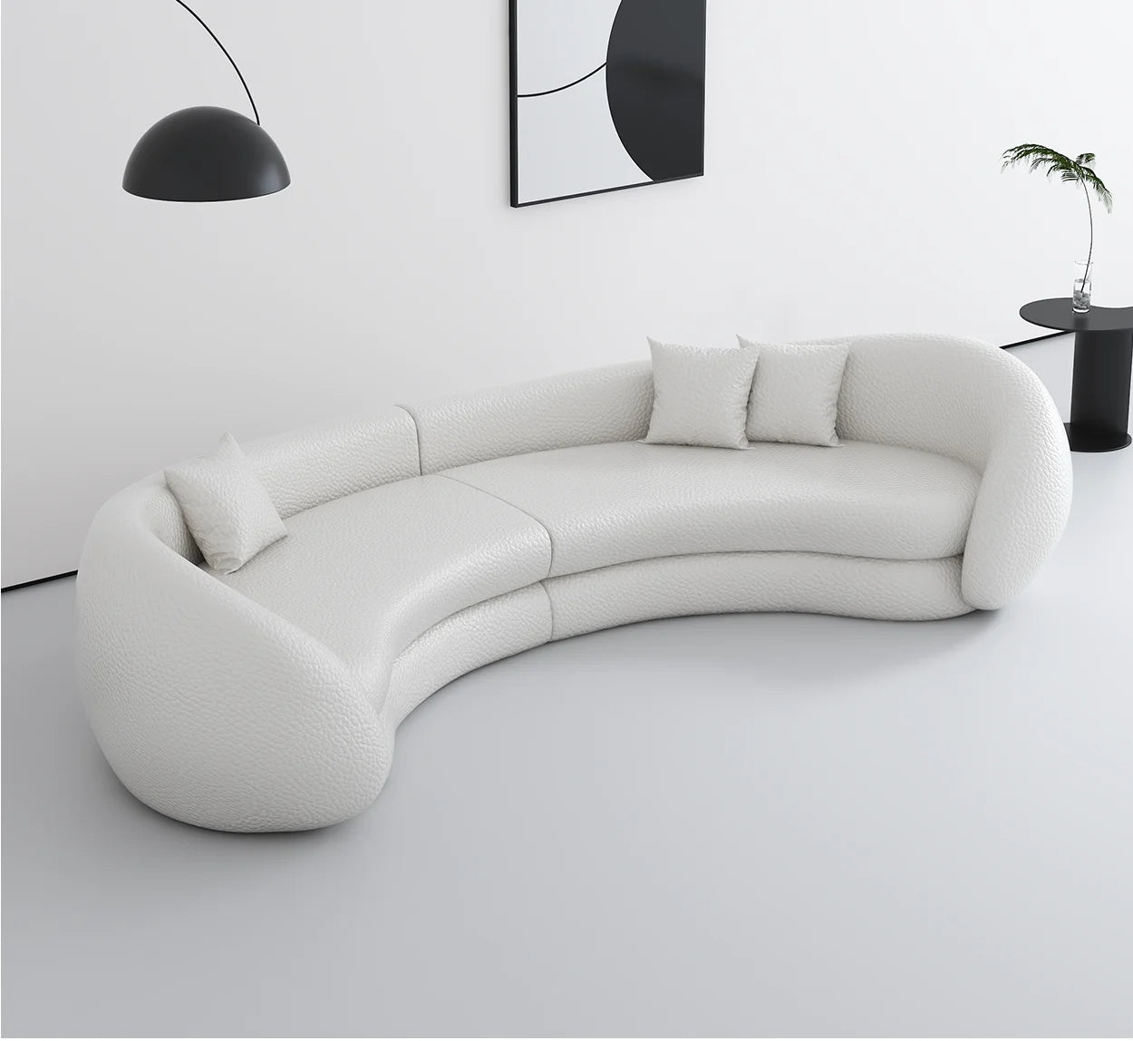 JJJJMinimalist Curved Sofa Sitting Area Reception Creative Sofa
