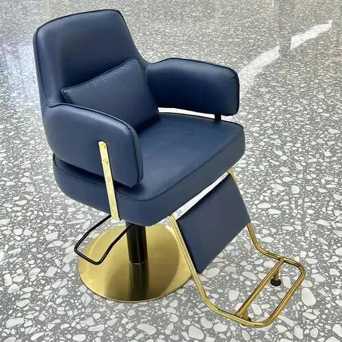 Workshop Tattoo Barber Chair Cosmetic Nail Trolley Workshop Luxury Adjustable Barber Chair Stool Silla De Barbero Home Furniture