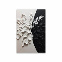 Large Black and White Abstract Poster Abstract Texture Prints Canvas Painting Modern Bedroom Canvas Painting Home Room Decor