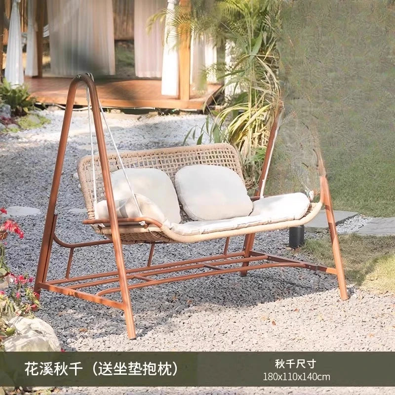 Outdoor Swing Courtyard Villa Double Garden Hammock Balcony Cradle
