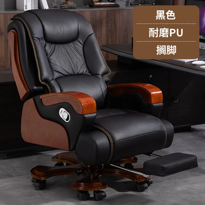Nordic Swivel Office Chair Massage Footrest Lift High Quality Comfortable Armchair Aesthetic Design Silla Escritorio Furniture