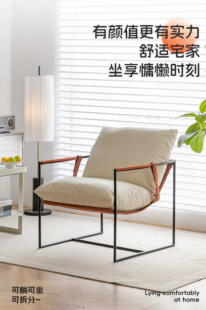 Relax Nordic Dressing Reading Chair Comfortable Lounge Deck Minimalist Designers Chair Single Fauteuil Relaxant Home Furniture