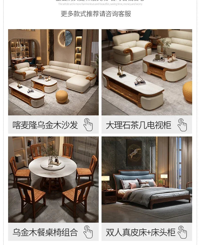 Luxury Modern Straight row sofa living room leather sofa set furniture room set sofas Designer Office couch set Canape Salon