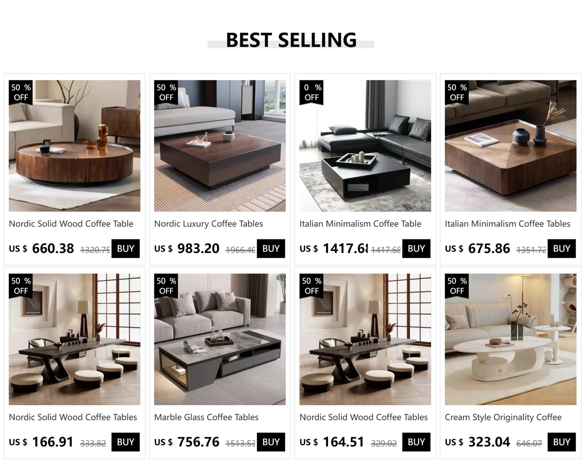 Nordic Solid Wood Coffee Table Modern Simple Originality Round Coffee Table Sofa Side Living Room Home Furniture Salontafel FYCT