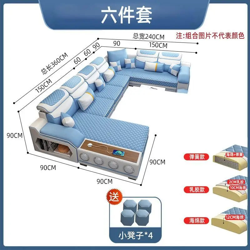 Adults Cushion Sofa Classic Lounge Modern Large Comfortable Sofa Storage Romantic Muebles Para Habitacion Home Furniture