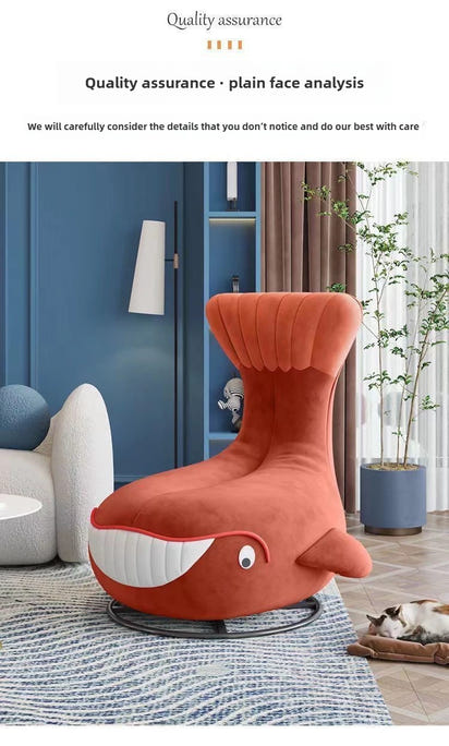 New Minimalist Shark Whale Apartment with 360 Degree Rotatable Bedroom,light Luxury,internet Famous Shark Ins Sofa,Nordic Style