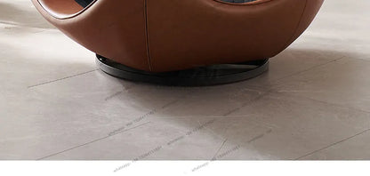 Italian minimalist lazy sofa chair modern simple living room bedroom home balcony swivel chair