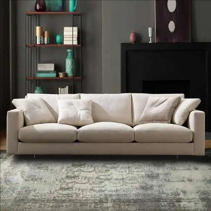 Modern Couch Simple Sofa White Designs Furniture Living Room Sofa Set Minimalist Special Down FR Living Room Sofa Set Furniture
