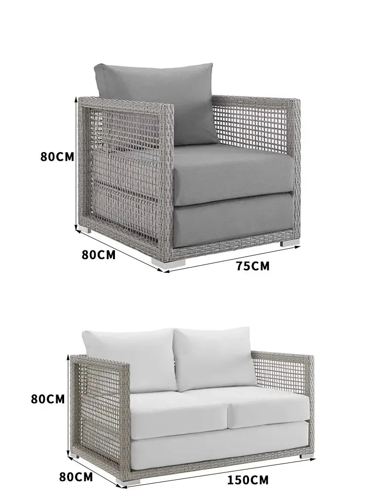 Nordic Lawn Chair Outdoor Sofas Homestay Modern Balcony Garden Sofas Gaming Minimalist Design Furniture Gartenstuhl Lshysf