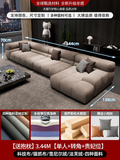 Curved Designer Living Room Sofas Mid Century Floor Recliner Corner Living Room Sofas Hallway Office Muebles Office Furniture
