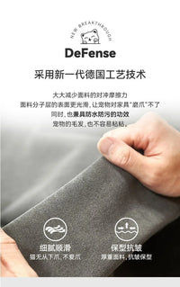 Simple modern fabric sofa, straight row Italian style, minimalist cream arc