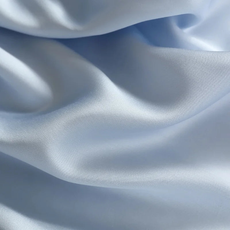 100% Silk 3pcs Bedding Set Natural Mulberry Silk Duvet Cover Set with 2pcs Pillowcase Solid Color Quilt Cover Pillow Case Luxury