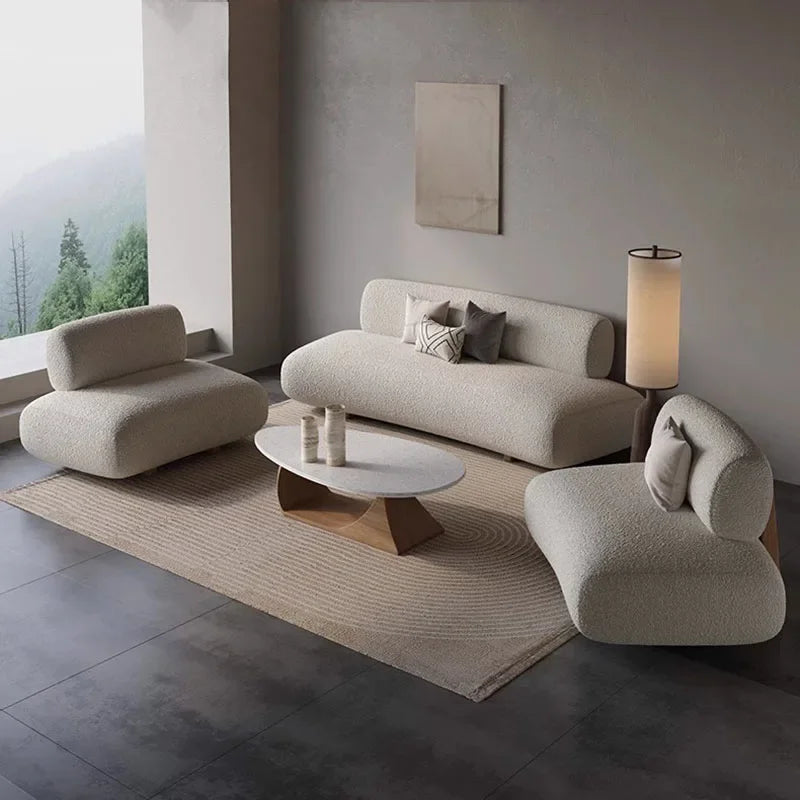 Grande Sectional Living Room Sofas European Elegant Beauty Salon Comfort Sofas Light Fauteuille Salon Home Furniture