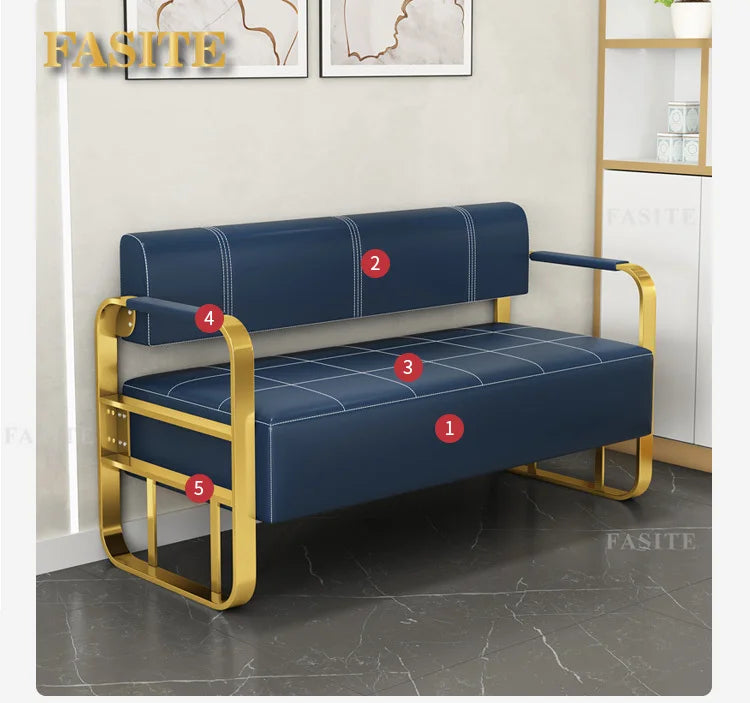 Professional Barber Chairs Minimalist Luxury Reception Beauty Barber Accessories Hair Stylist Sofa  Furniture