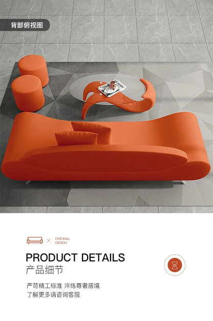Nordic Relaxing Minimalist Modern Design Comfortable Living Room Sofas Elegant Light Luxury High-quality Simple Hotel Furniture