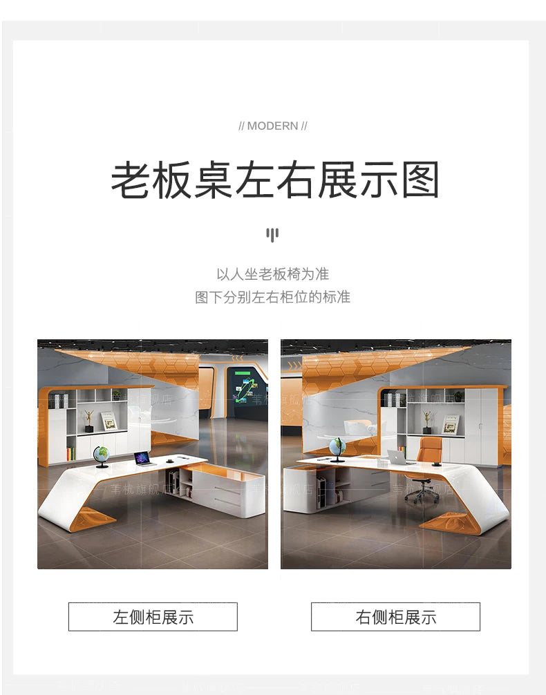Luxury Conference Office Desk Organizer Standing Modern Customized Computer Desks Reception Cute Escritorio Oficina Furniture