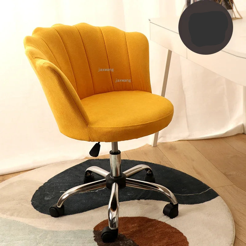 Nordic Leisure Backrest Computer Chair Luxury Bedroom Armchair Modern Office Chair Living Room Furniture Swivel Chair L K