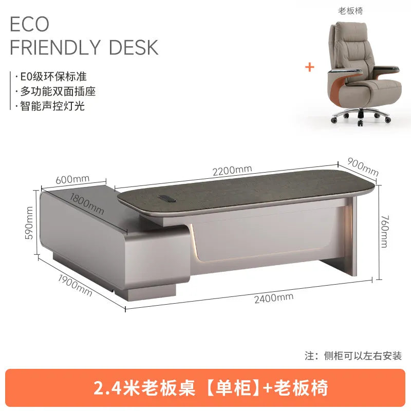 Minimalist Crafts Office Desk Storage Luxury Executive Organizers Office Desk Computer European Meuble Bureau Home Furniture