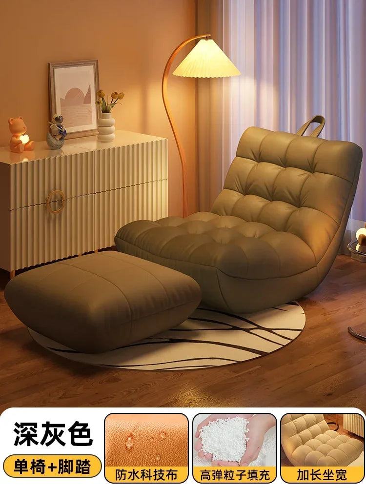 uu White Cream Living Room Chairs Relaxing Balcony Throne Comfortable Vintage Beauty Chairs Ergonomic Fauteuil Trendy Furniture