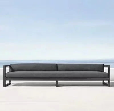 Outdoor Aluminum Alloy Sofa Four Piece Set,Terrace Garden Bar Waterproof Sofa Furniture Set outdoor furniture set sectional sofa