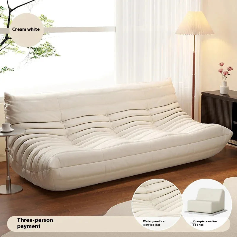 Modern Double Lazy Sofa Living Room Minimalist Relaxing Recliner Sofa Puff Comfortable Salas Y Sofas Muebles Rooam Decor