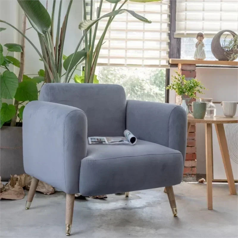 Modern Luxury Lazy Living Room Sofa Tatami Nursing Chair Single Simple Dormitory Sofa Bedroom Office  Home Furniture