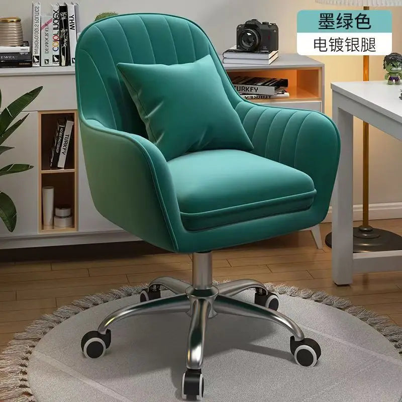 Ergonomic Swivel Computer Office Chair Lift Adjustable, Comfortable Back Support for Bedroom Dorm Study