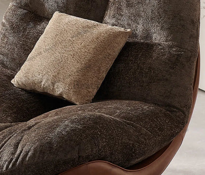 Italian minimalist lazy sofa chair modern simple living room bedroom home balcony swivel chair